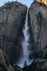 Obraz na płótnie Canvas Mountain View, El Capitan, Yosemite Falls, Yosemite National Park, California, USA, America 