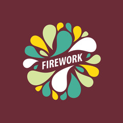 vector logo firework