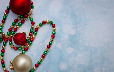 Ornaments and Beaded Garland