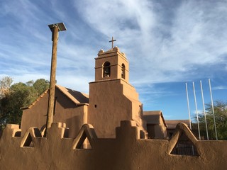 Fototapeta premium Christian Church in Atacama desert Chile