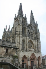 Fototapeta na wymiar Cathedral of Burgos, Spain