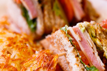 Turkey club snadwich