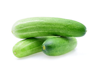 cucumber isolated on white background.