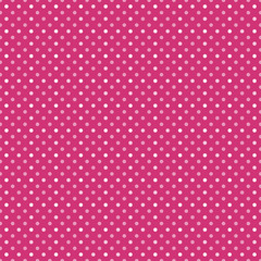 Vector Background #Medium Polka Dot Pattern, Pink Yarrow_Spring 2017 Fashion Color