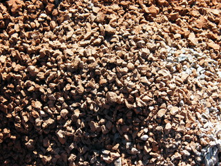 The picturesque combination of white and red clay