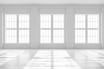 White studio or office blank space.