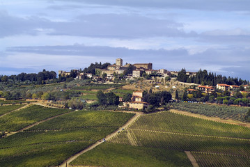 Fototapeta premium Italy, Tuscany, Chianti area