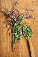 Fireweed. Dried herbs. Herbal medicine, phytotherapy medicinal h