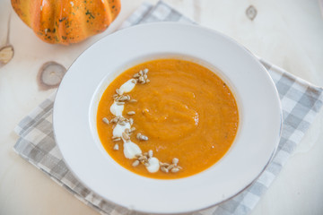 Kürbis Suppe