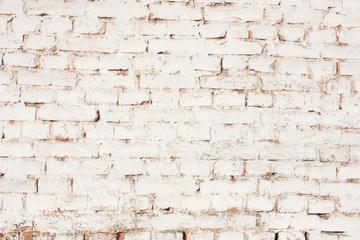White brick background