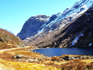 Fototapeta na wymiar Paysages de Norvège