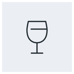 Wine glass icon