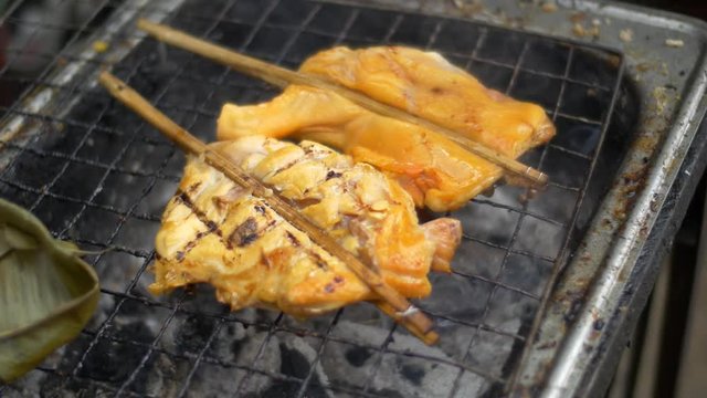 Asian street food on food festival