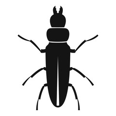 Beetle insect icon. Simple illustration of beetle insect vector icon for web