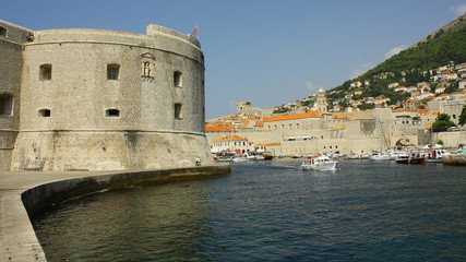 Fototapeta na wymiar Fort saint jean in Dubrovnik