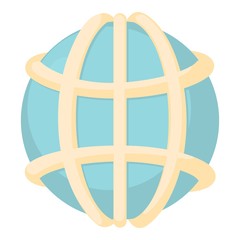 Earth icon. Cartoon illustration of earth vector icon for web