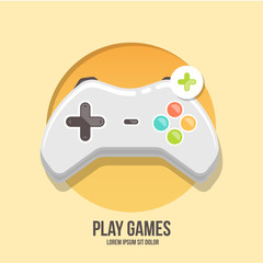 game controller flat icon