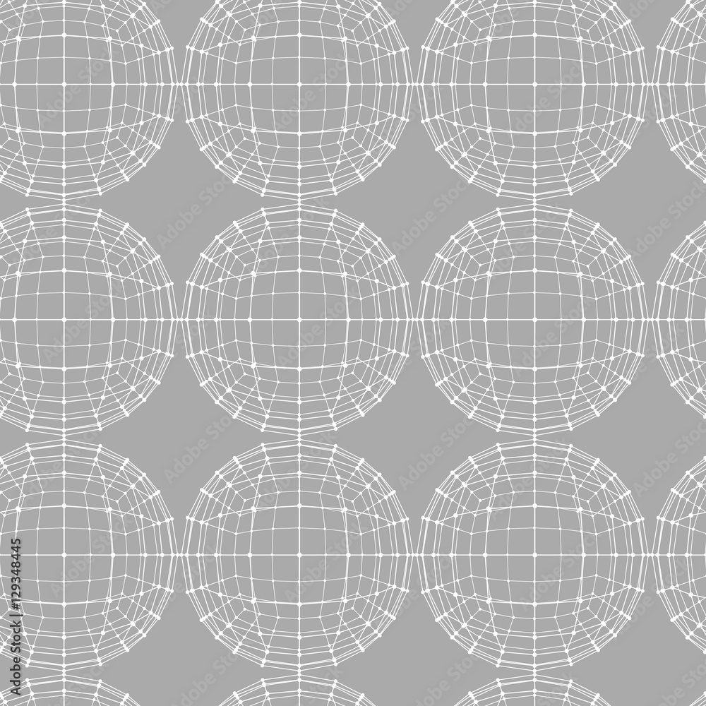 Poster abstract creative concept vector pattern background of geometric shapes the lines connected to point
