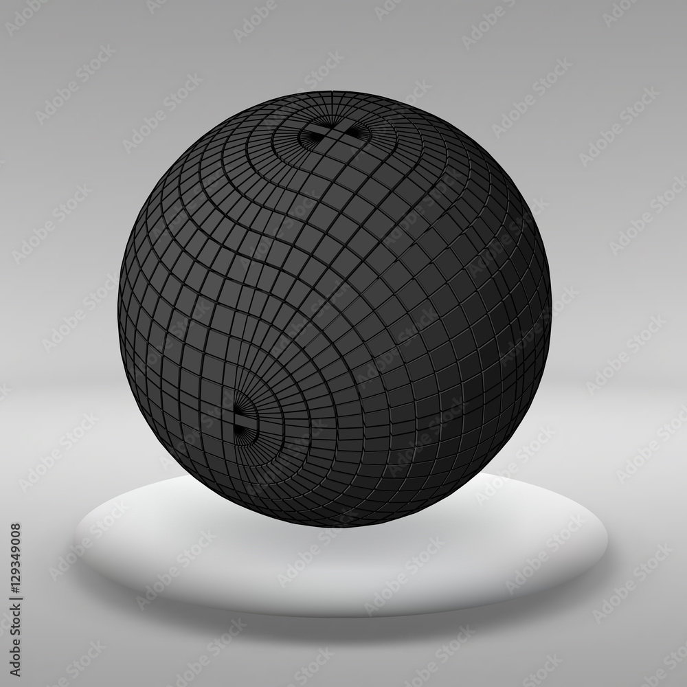 Poster abstract creative concept vector background of geometric shapes the lines connected to points in the