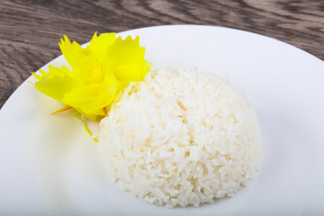 Steamed rice