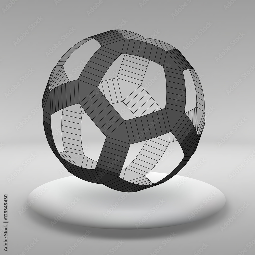 Poster abstract creative concept vector background of geometric shapes the lines connected to points in the