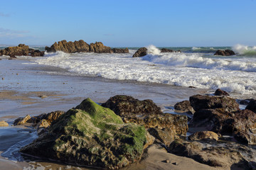 Fototapeta na wymiar Leo Carrillo State Beach, Malibu California
