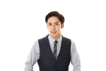 笑顔のビジネスマン