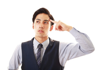 苦悩するビジネスマン