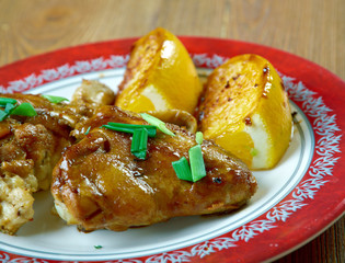 Sticky jerk wings