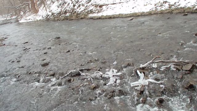 rivi&egrave;re en hiver