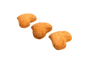 Fototapeta na wymiar Heart-shaped cookies