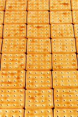 Cookies on a flat surface.