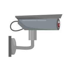 security camera privacy protection sign vector illustration eps 10