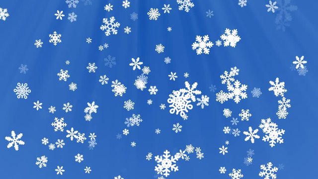 snow flakes falling festive background