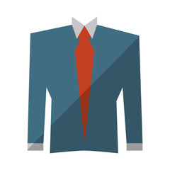 suit elegant male isolated icon vector illustration design
