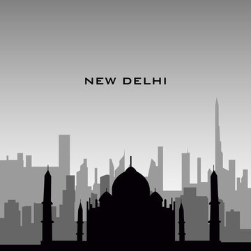 New Delhi cityscape
