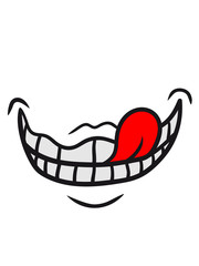 Mouth, crazy, crazy, face, comic, cartoon, funny