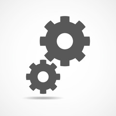 Setting icon. Vector illustration.