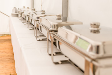 edles Buffet bei einer Hochzeit in einem Restaurant