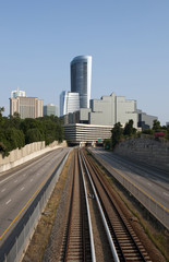 Fototapeta na wymiar Skyline of Buckhead Atlanta