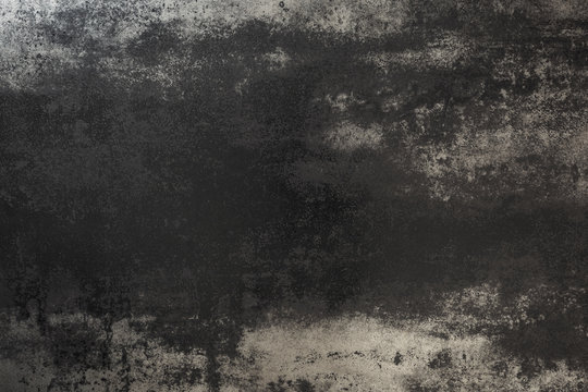 Dark Black And Gray Vintage Grunge Background