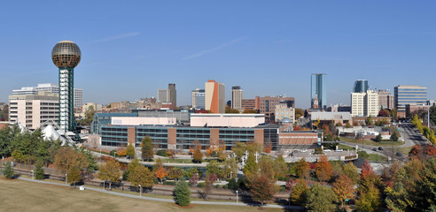 Skyline of Knoxville Tennessee