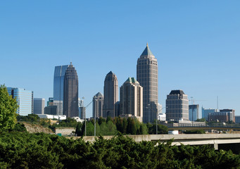 Fototapeta na wymiar Skyline of Atlanta Georgia
