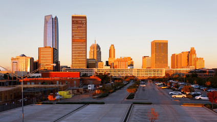 Fototapeta premium Skyline of Oklahoma City