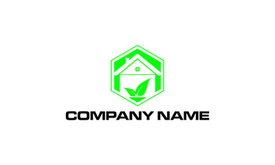 polygon and green home company logo