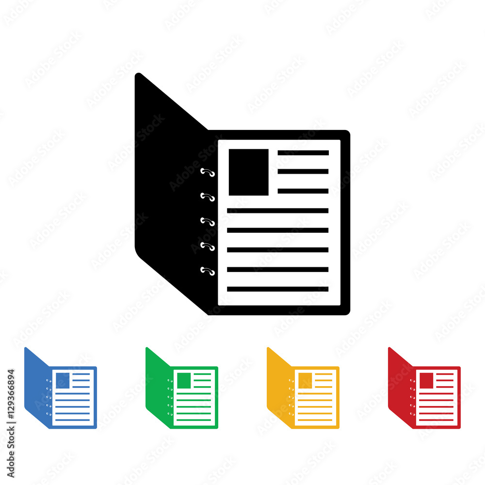 Poster documents icon. documents icons universal set for web and mobile