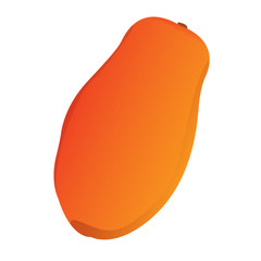 Isolated papaya