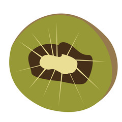 Isolated kiwi