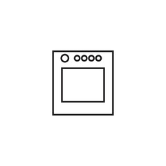 cooker outline icon