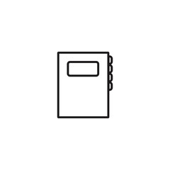 notebook outline icon